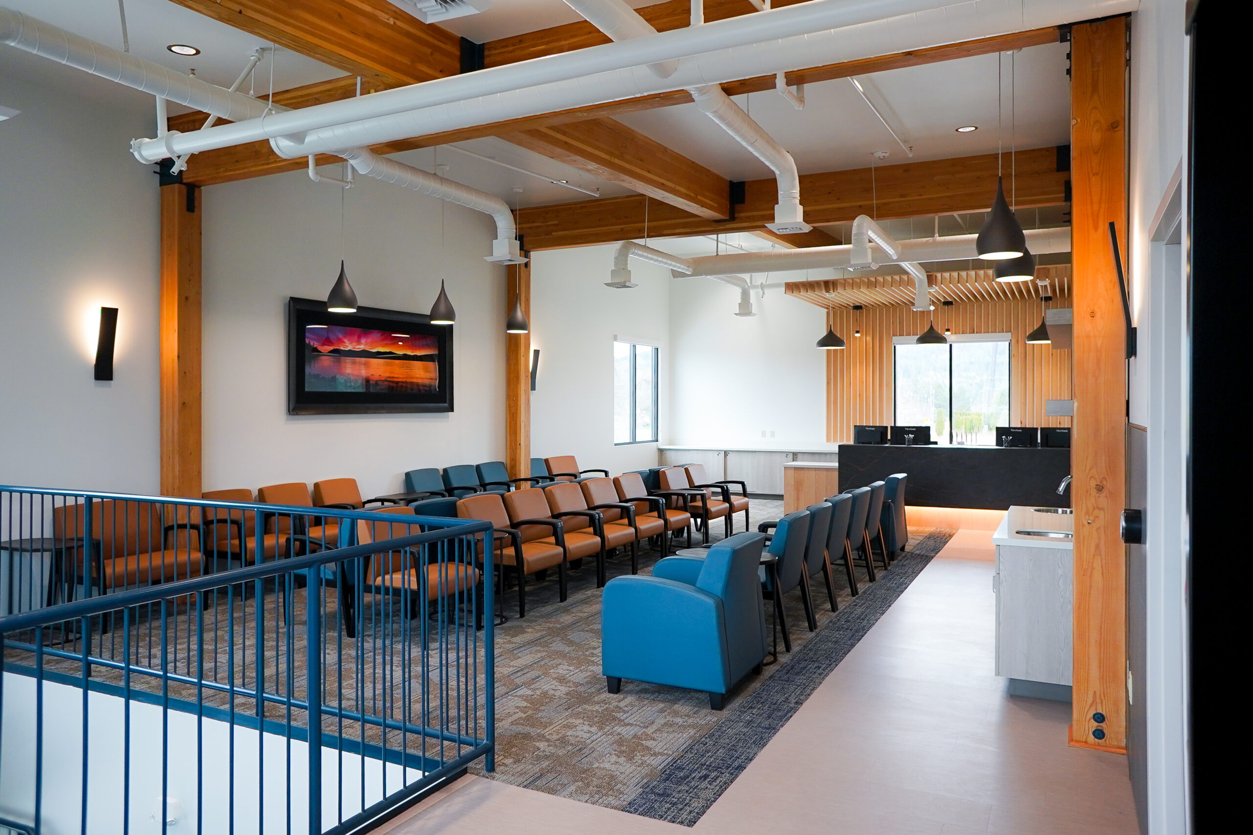 Interior view of North Idaho Urology waiting room.